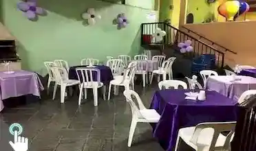 Espaço Yalú - Ideal para o seu evento, equipe de garçons, monitores treinados, salão de festas, espaço lounge, salão de jogos e brinquedos, fraldário, cozinha..