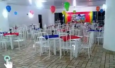 Espaço Buffet Tremenda Festa - Salão de festas para eventos corporativos, sociais, espaço com mesas, cadeiras, cozinha com geladeira, festas 15 anos, festas aniversario, chá de bebe..